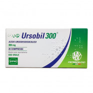 Купить Урсобил (Урсолизин, Урсодезоксихолевая кислота) 300 капсулы №20 в Хабаровске